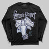University Blue Sneakers DopeSkill Long Sleeve T-Shirt Stack Paper Graphic Streetwear - Black