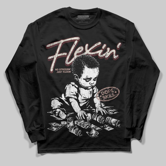Jordan 11 “China” DopeSkill Long Sleeve T-Shirt Flexin' Graphic Streetwear - Black
