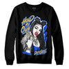 Royal Blue Sneakers DopeSkill Sweatshirt New H.M.O Graphic Streetwear - Black