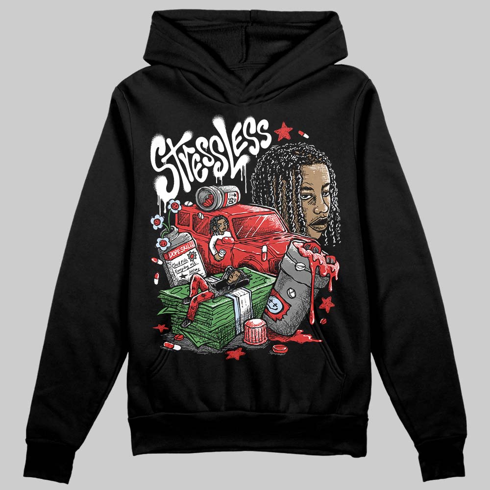 Jordan 6 “Reverse Infrared” DopeSkill Hoodie Sweatshirt Stressless Graphic Streetwear - Black
