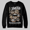 Jordan 5 Retro Reverse Metallic DopeSkill Sweatshirt The Mouth With No Droughts Graphic Streetwear - Black