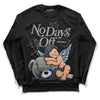 Jordan 11 Cool Grey DopeSkill Long Sleeve T-Shirt New No Days Off Graphic Streetwear - Black