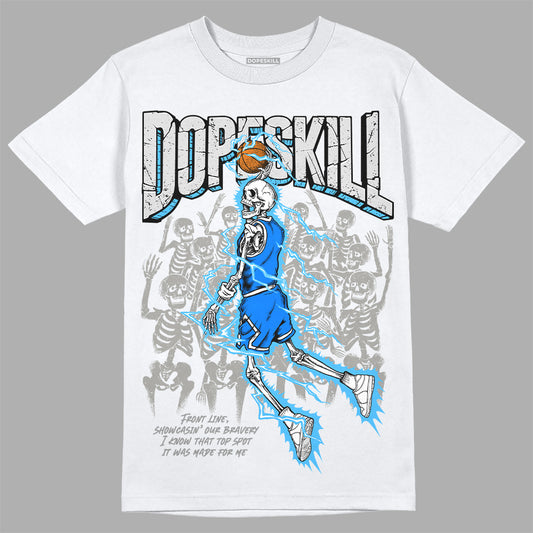 Dunk Low ‘Pure Platinum’ DopeSkill T-Shirt Thunder Dunk Graphic Streetwear - White 