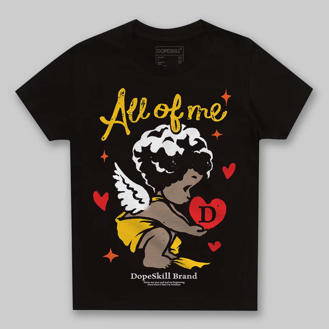 Yellow Sneakers DopeSkill Toddler Kids T-shirt All Of Me Graphic Streetwear - black