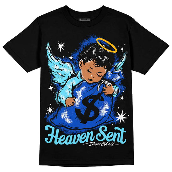 Dunk Low Argon DopeSkill T-Shirt Heaven Sent Graphic Streetwear - Black