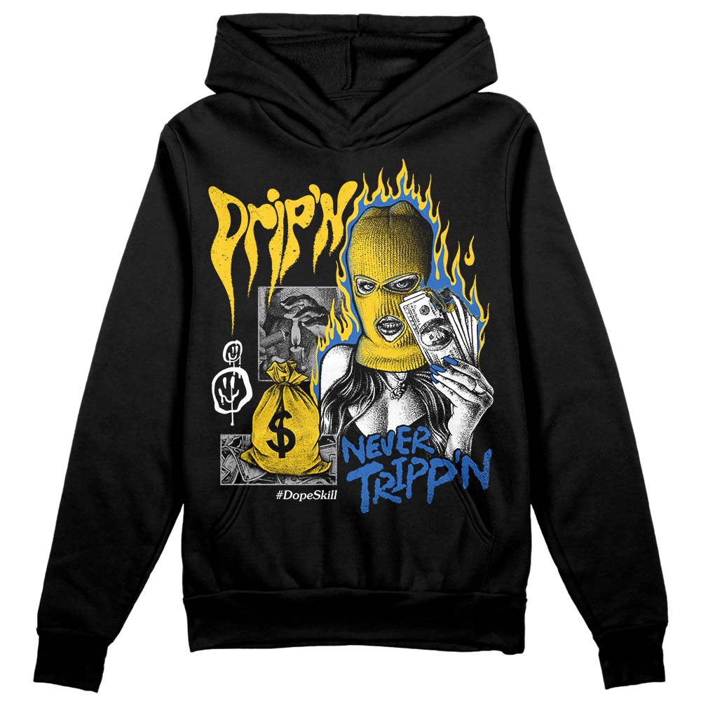 Dunk Low Vintage “Michigan” DopeSkill Hoodie Sweatshirt Drip'n Never Tripp'n Graphic Streetwear - Black