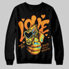Orange, Black and White&nbsp;Sneakers DopeSkill Sweatshirt Love Shot Graphic Streetwear - Black