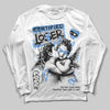 Jordan 5 Black University Blue DopeSkill Long Sleeve T-Shirt Certified Lover Graphic Streetwear - White 