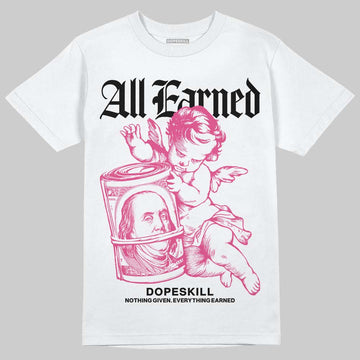 Asics Gel-1130 Pink Glo/ Black DopeSkill T-Shirt All Earned Graphic Streetwear - White