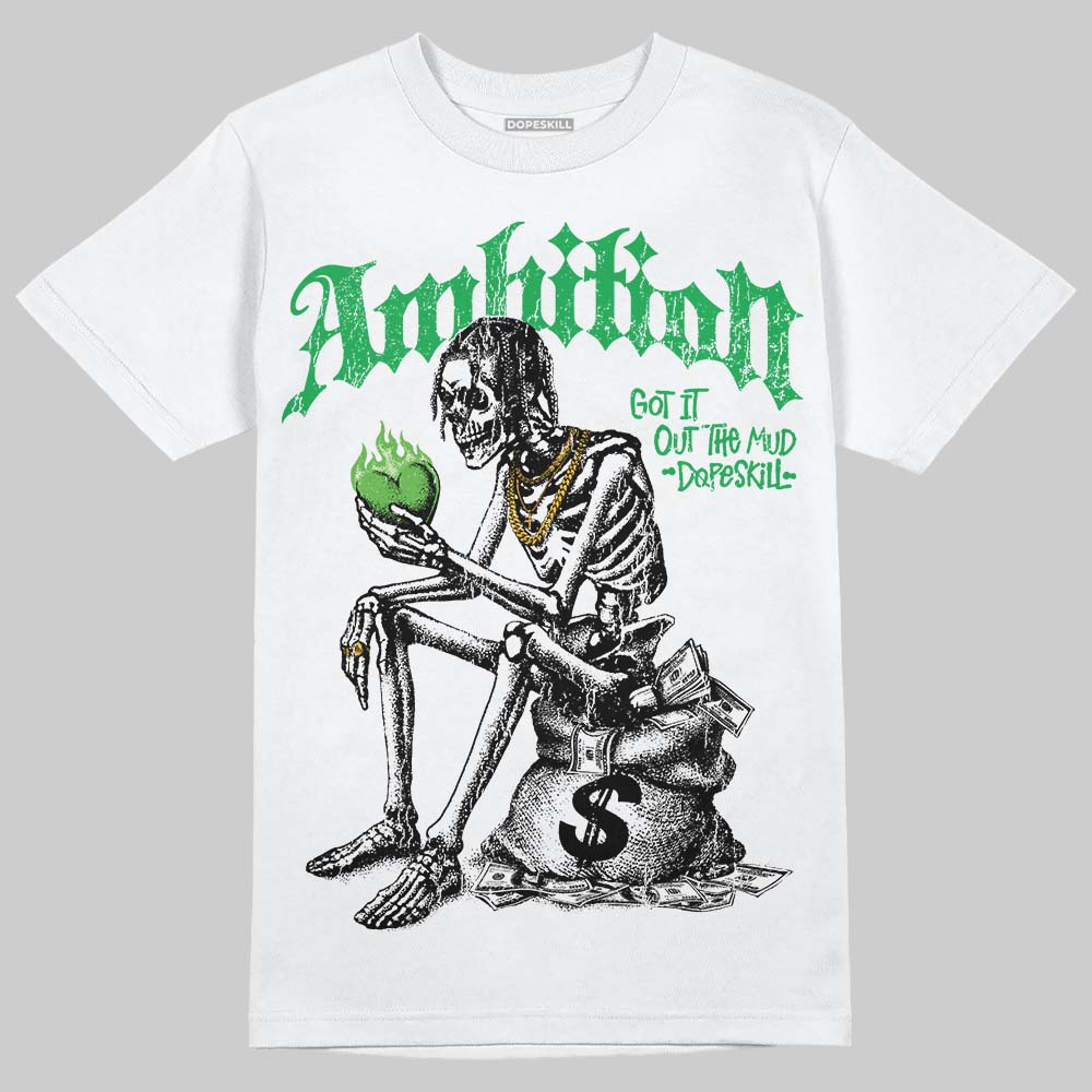 Travis Scott x Jordan Jumpman Jack "GREEN SPARK" DopeSkill T-Shirt Ambition Graphic Streetwear - White