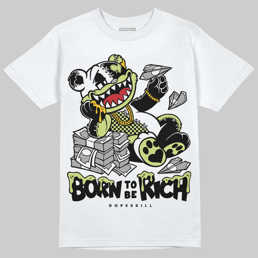 Jordan 11 “Inner Beast” DopeSkill T-Shirt Born To Be Rich Graphic Streetwear - White 