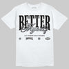 Jordan 11 TD Cleats "Patent Black" DopeSkill T-Shirt Better Myself Graphic Streetwear - White