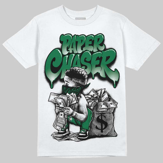 Jordan 1 Low OG "Phantom & Pine Green" DopeSkill T-Shirt Paper Chaser Boy Graphic Streetwear - White 
