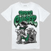Jordan 1 Low OG "Phantom & Pine Green" DopeSkill T-Shirt Paper Chaser Boy Graphic Streetwear - White 