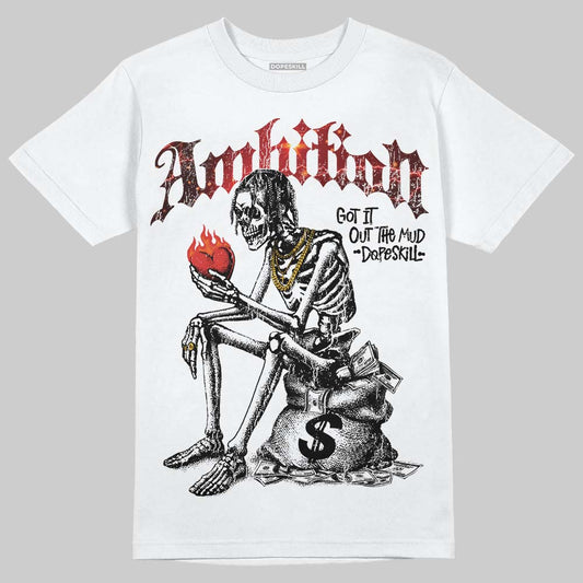 Air Foamposite One Stranger Things DopeSkill T-Shirt Ambition Graphic Streetwear - White 