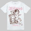 Harris Tweed x Dunk Low Denim Turquoise and Baroque Brown DopeSkill T-Shirt All Earned Graphic Streetwear - White 
