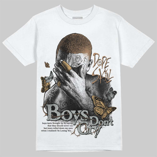 New Balance 1906R ‘White Gold’ DopeSkill T-Shirt Boys Don't Cry Graphic Streetwear - WHite 