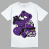 Jordan 12 “Field Purple” DopeSkill T-Shirt Bear Steals Sneaker Graphic Streetwear - White 