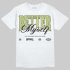 Jordan 5 “Luminous Green” DopeSkill T-Shirt Better Myself Graphic Streetwear - White