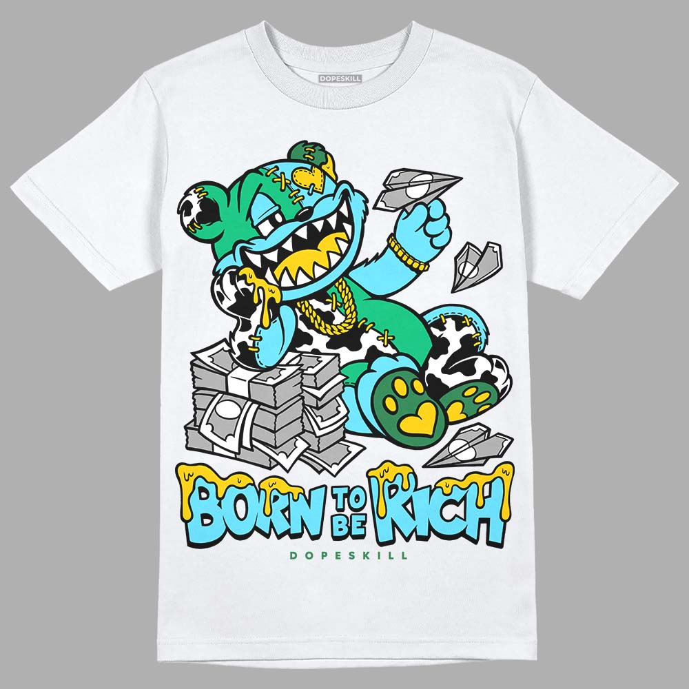 Dunk Low Ben & Jerry’s Chunky Dunky DopeSkill T-Shirt Born To Be Rich Graphic Streetwear - White 