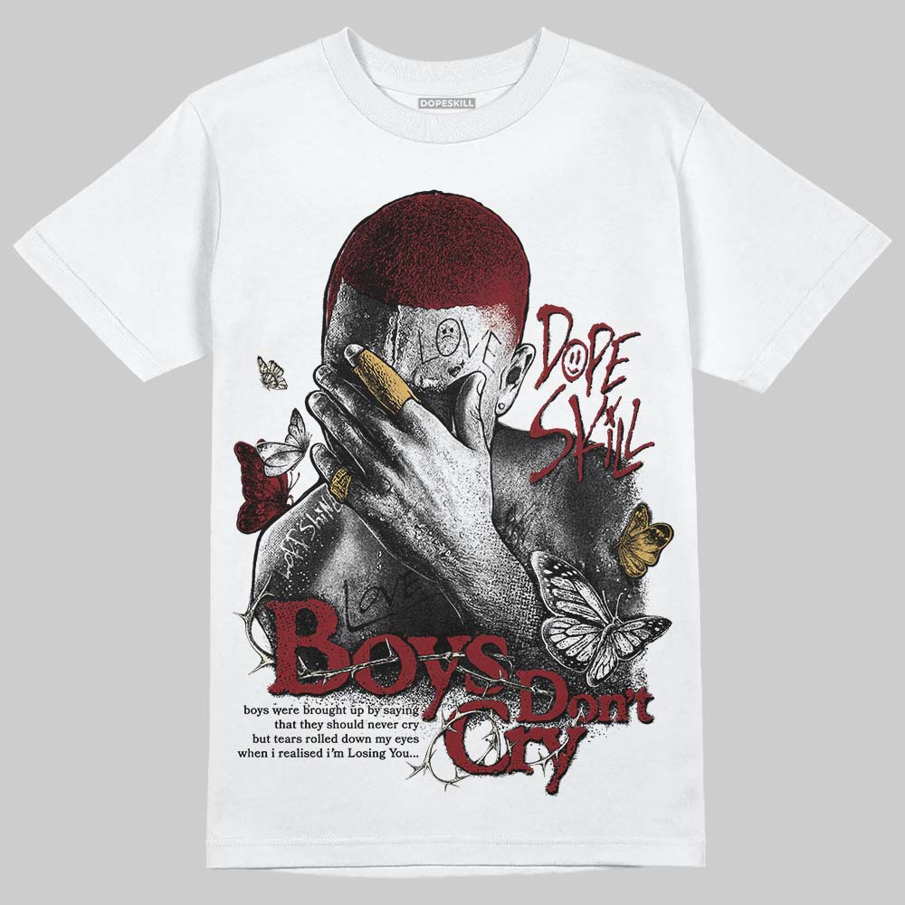 Dunk Low SE Sisterhood Sail Team Red W DopeSkill T-Shirt Boys Don't Cry Graphic Streetwear - White