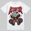 Jordan 6 “Reverse Infrared” DopeSkill T-Shirt At The Top Graphic Streetwear - White