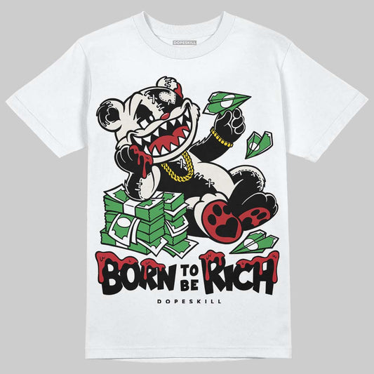 Nigel Sylvester x Jordan 1 Low OG “Nitro” DopeSkill T-Shirt Born To Be Rich Graphic Streetwear - White