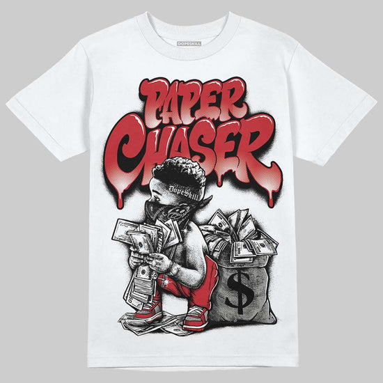 Air Max 95 Big Bubble Comet Red DopeSkill T-Shirt Paper Chaser Boy Graphic Streetwear - White 