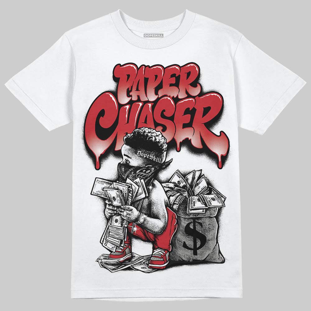 Air Max 95 Big Bubble Comet Red DopeSkill T-Shirt Paper Chaser Boy Graphic Streetwear - White 