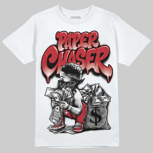 Air Max 95 Big Bubble Comet Red DopeSkill T-Shirt Paper Chaser Boy Graphic Streetwear - White 