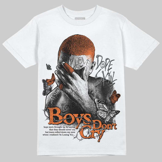 Asics Gel Kayano 14 'Silver Piquant Orange' DopeSkill T-Shirt Boys Don't Cry Graphic Streetwear - White