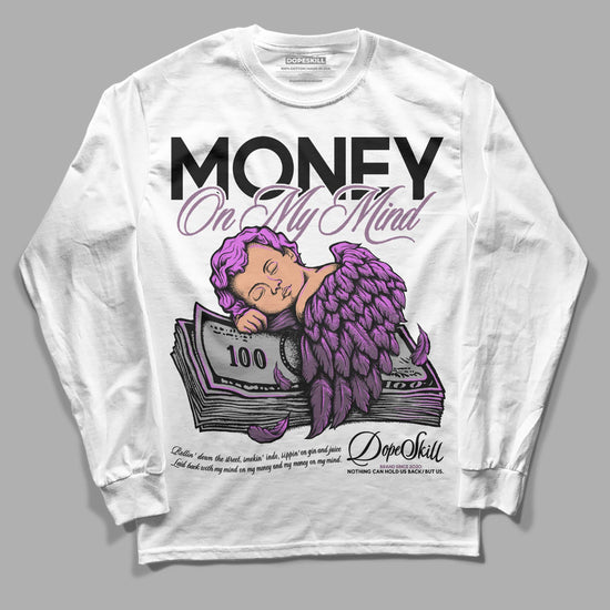 Jordan 2 “Mauve/Off-Noir” DopeSkill Long Sleeve T-Shirt MOMM Graphic Streetwear - White