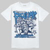Air Foamposite Pro University Blue (2026) DopeSkill T-Shirt Distorted Realms Graphic Streetwear - White 