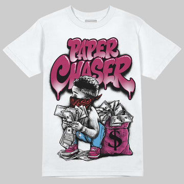 Jordan 4 Sweet Beet DopeSkill T-Shirt Paper Chaser Boy Graphic Streetwear - White