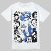 Awake NY x Jordan 5 Retro 'Black Racer Blue' DopeSkill T-Shirt Built Different Graphic Streetwear - White 