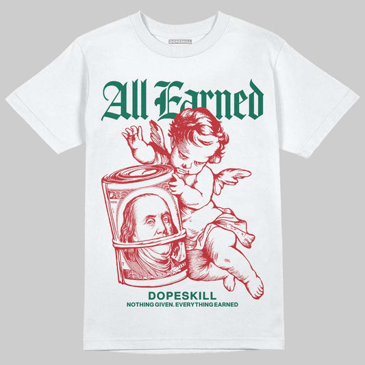 Jordan 3 Mexico 'El Vuelo' DopeSkill T-Shirt All Earned Graphic Streetwear - White