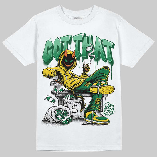 Green Sneakers DopeSkill T-Shirt Got That Graphic Streetwear - White