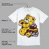 Yellow Bordeaux DopeSkill T-Shirt Bear Steals Sneaker Graphic