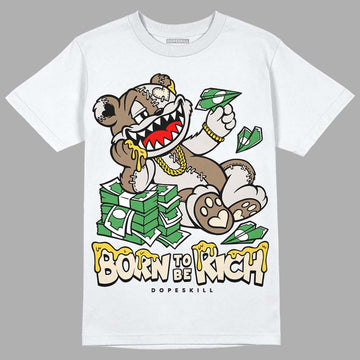 Jordan 5 SE “Sail” DopeSkill T-Shirt Born To Be Rich Graphic Streetwear - White