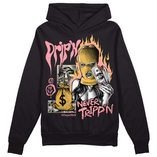 Jordan 3 GS “Red Stardust” DopeSkill Hoodie Sweatshirt Drip'n Never Tripp'n Graphic Streetwear - Black 