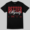 Jordan 12 “Bloodline” DopeSkill T-Shirt Better Myself Graphic Streetwear - black
