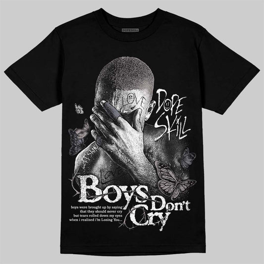 Lanvin Curb Sneakers White Anthracite DopeSkill T-Shirt Boys Don't Cry Graphic Streetwear -0 Black