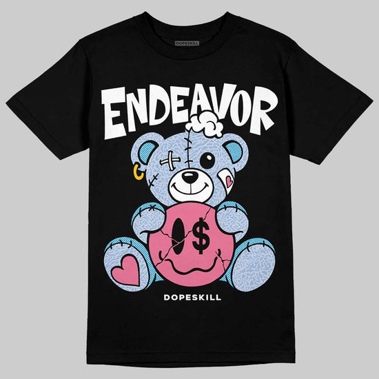 Jordan 3 GS “Cobalt Bliss” DopeSkill T-Shirt Endeavor Graphic Streetwear  - Black