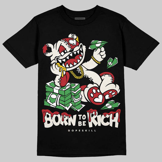 Nigel Sylvester x Jordan 1 Low OG “Nitro” DopeSkill T-Shirt Born To Be Rich Graphic Streetwear - Black