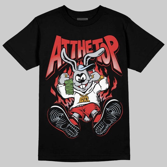 Jordan 6 “Reverse Infrared” DopeSkill T-Shirt At The Top Graphic Streetwear - Black