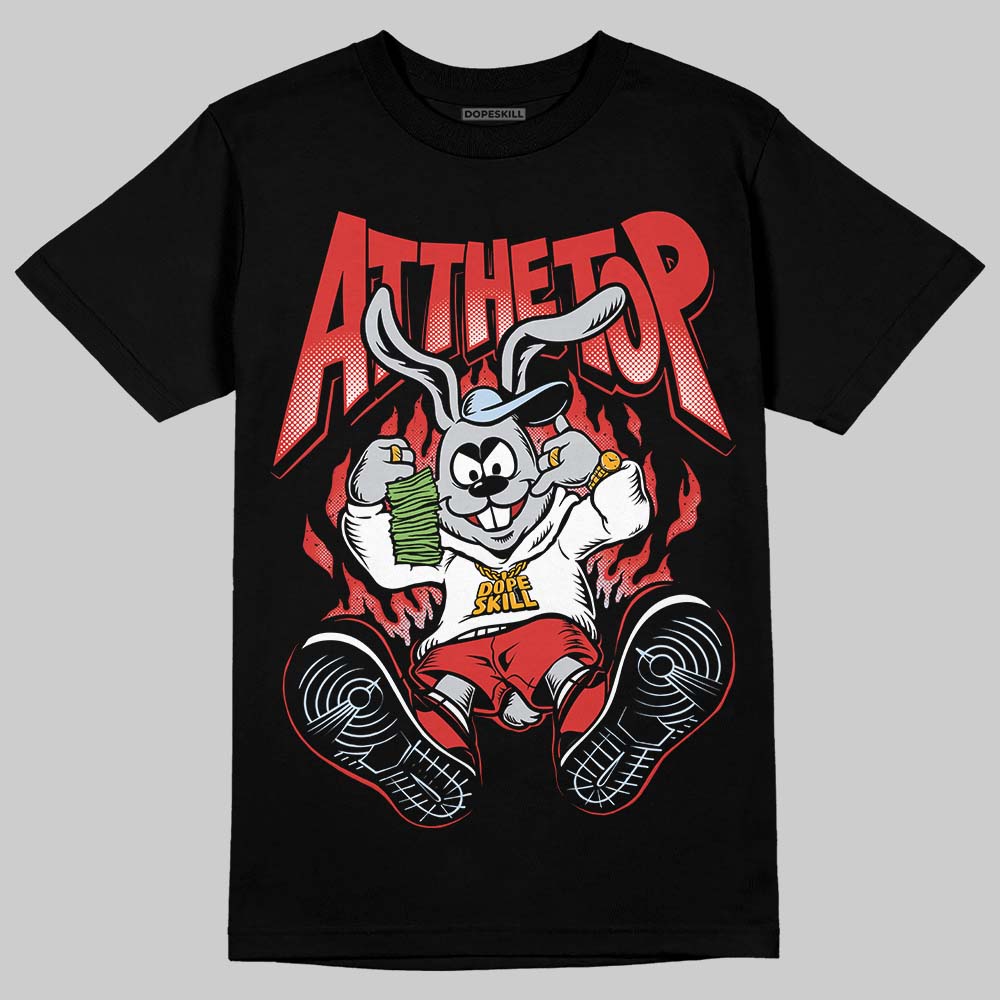 Jordan 6 “Reverse Infrared” DopeSkill T-Shirt At The Top Graphic Streetwear - Black