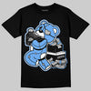 Jordan 5 Black University Blue DopeSkill T-Shirt Bear Steals Sneaker Graphic Streetwear - black