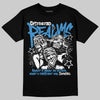 Air Foamposite Pro University Blue (2026) DopeSkill T-Shirt Distorted Realms Graphic Streetwear - Black