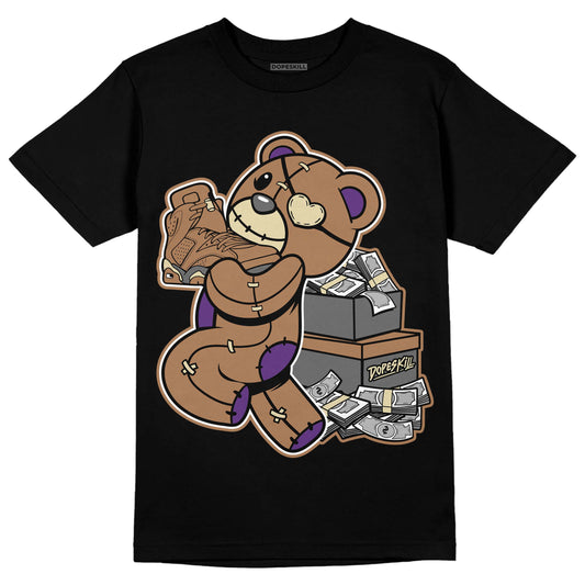 Jordan 6 WMNS Gore-Tex Brown Kelp DopeSkill T-Shirt Bear Steals Sneaker Graphic Streetwear - Black