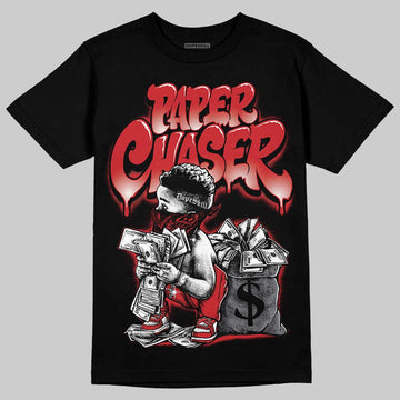 Air Foamposite Pro Gym Red DopeSkill T-Shirt Paper Chaser Boy Graphic Streetwear - black